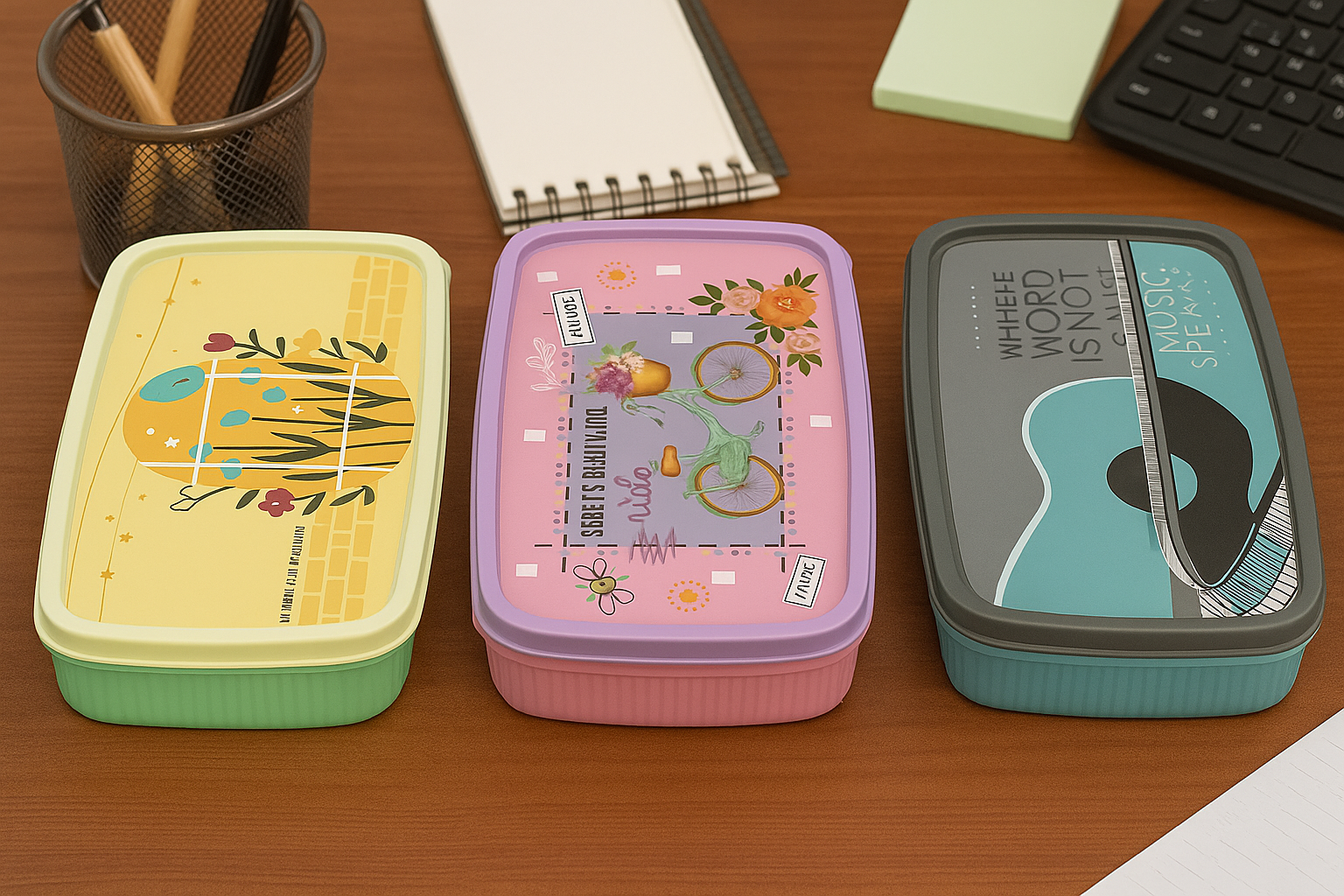 Nature Bliss Lunch Box set of 3