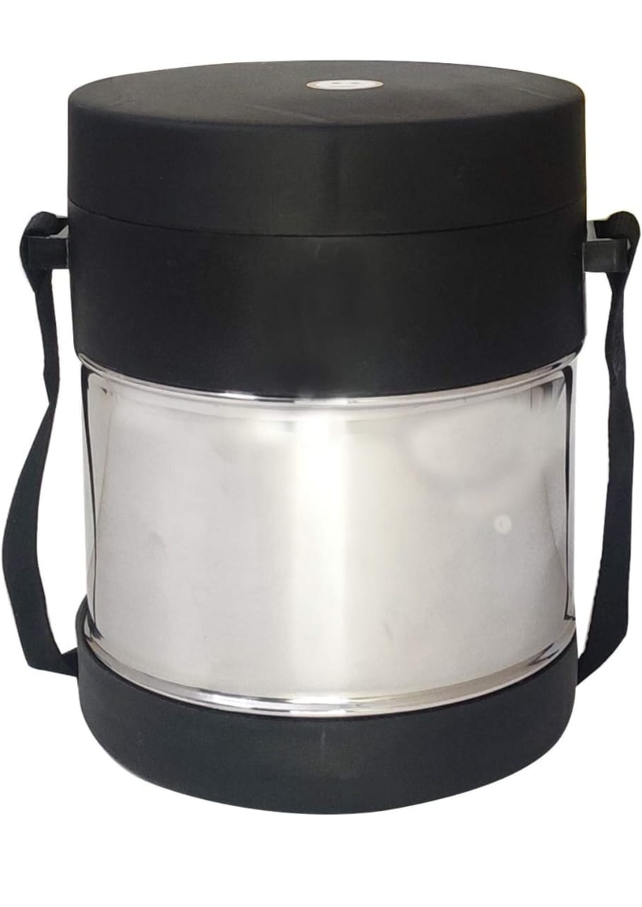 Stainless Steel 3-Tier Insulated Lunch Box with Carry Case – Leak-Proof, Durable & Travel-Friendly Tiffin Set